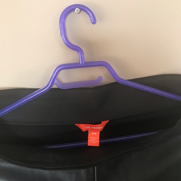 Size medium Joe fresh leather like pants - Picture 6 of 6